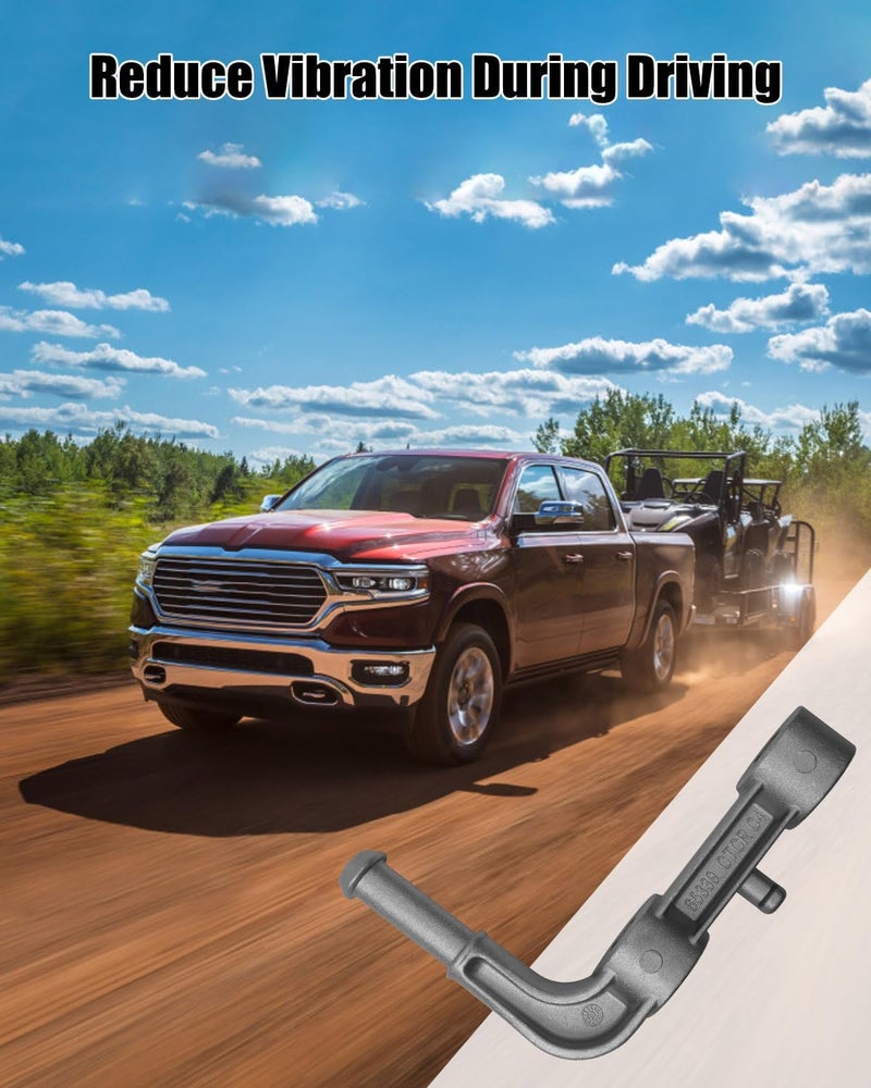 TIKSCIENCE TIKSCIENCN 68275662AB Rear Left Exhaust Bracket Fit for Ram 1500 5.7L 6.2L 2019 2020 2021 2022 2023 2024, Muffler Support Assembly Driver Side - Image 2